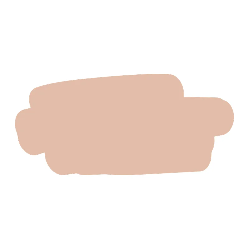 Peach Brush Stroke