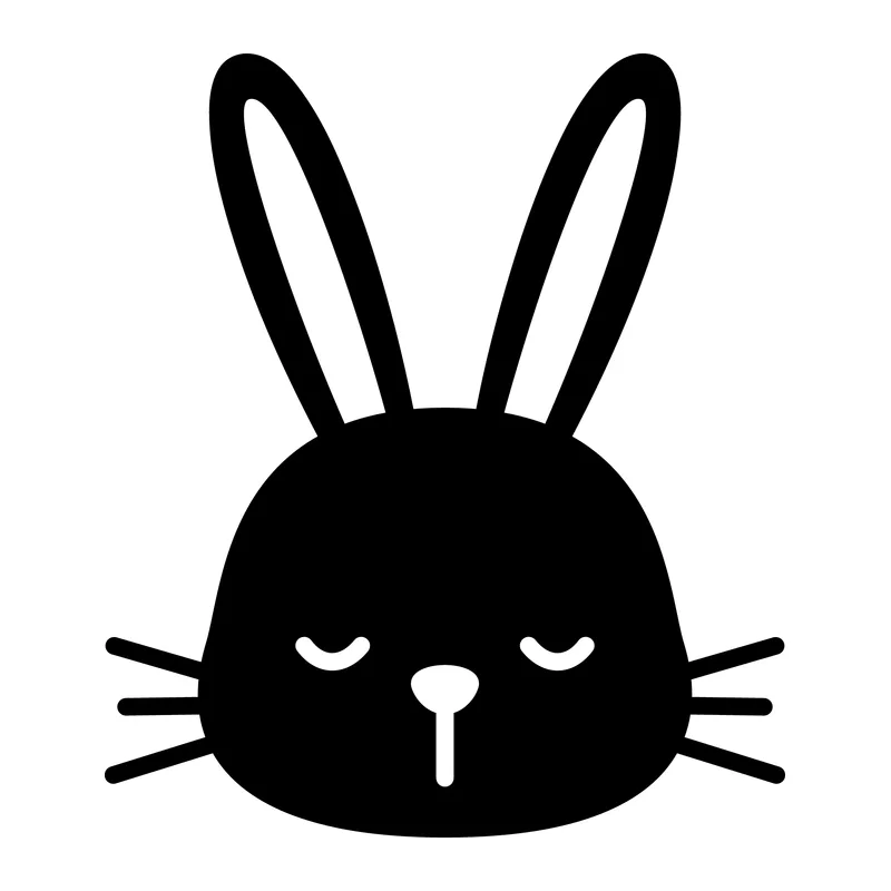 Sleepy Bunny Face