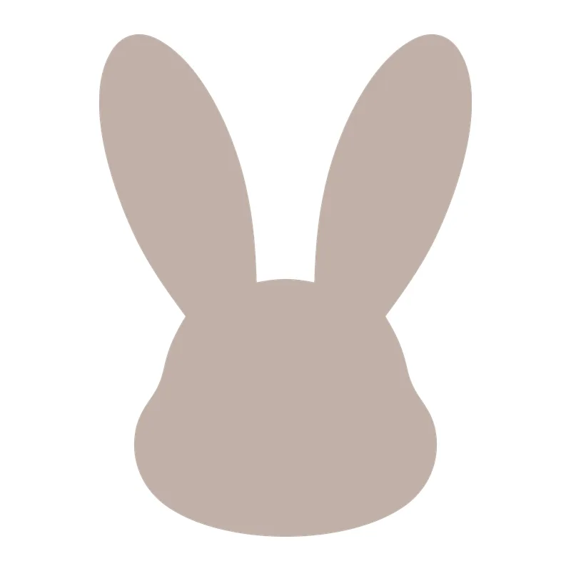 Bunny Face Silhouette