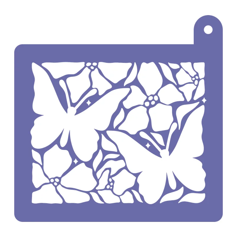 Butterflies and Blossoms Stencil