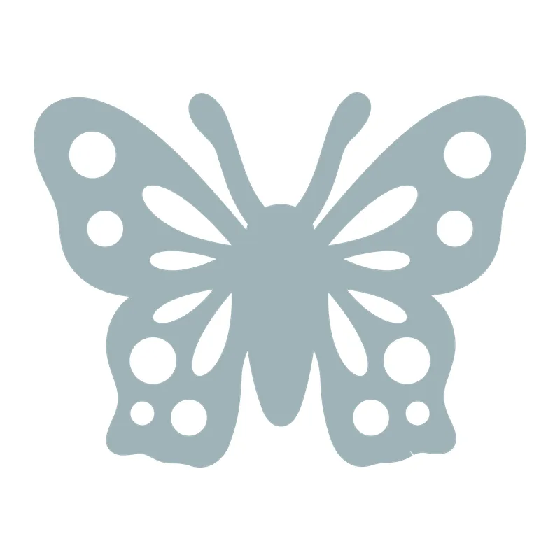 Cutout Butterfly Silhouette