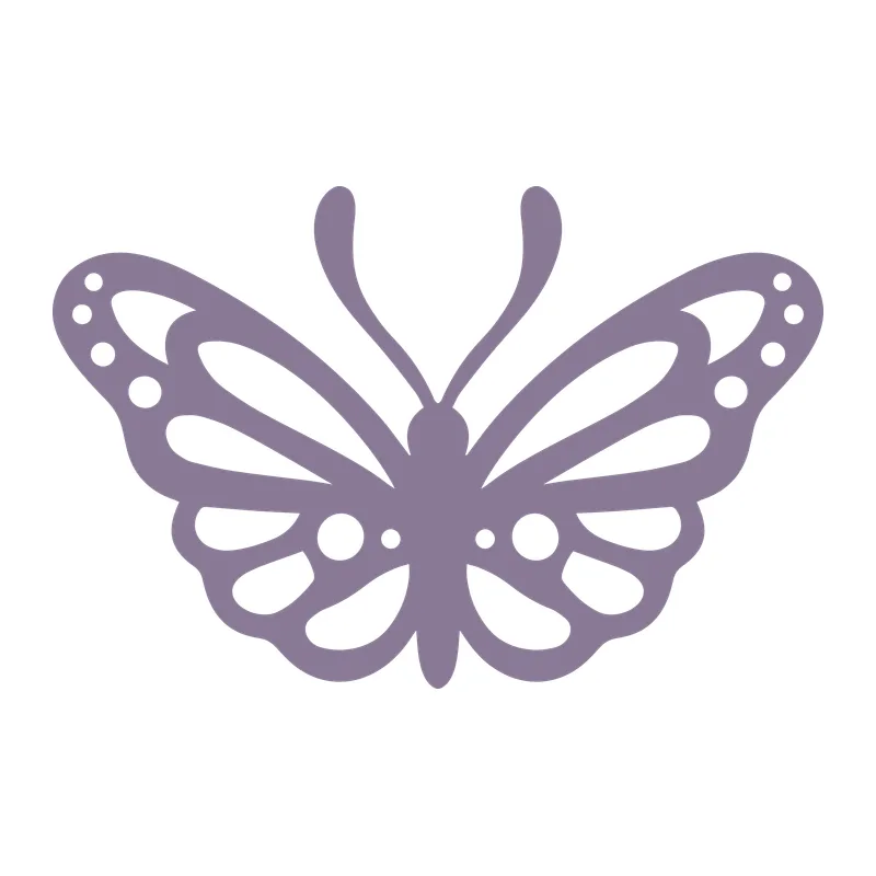 Cutout Butterfly Silhouette