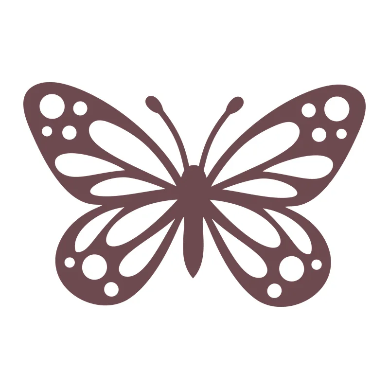 Cutout Wing Butterfly