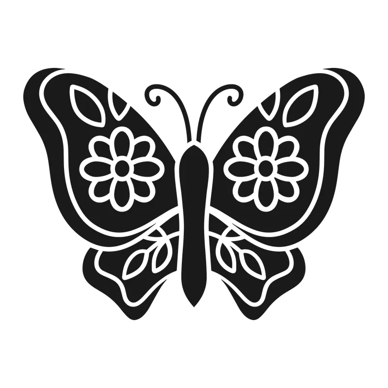 Floral Folk Butterfly