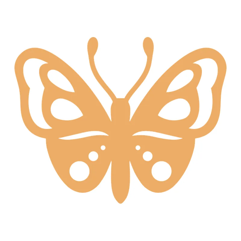 Cutout Wing Butterfly