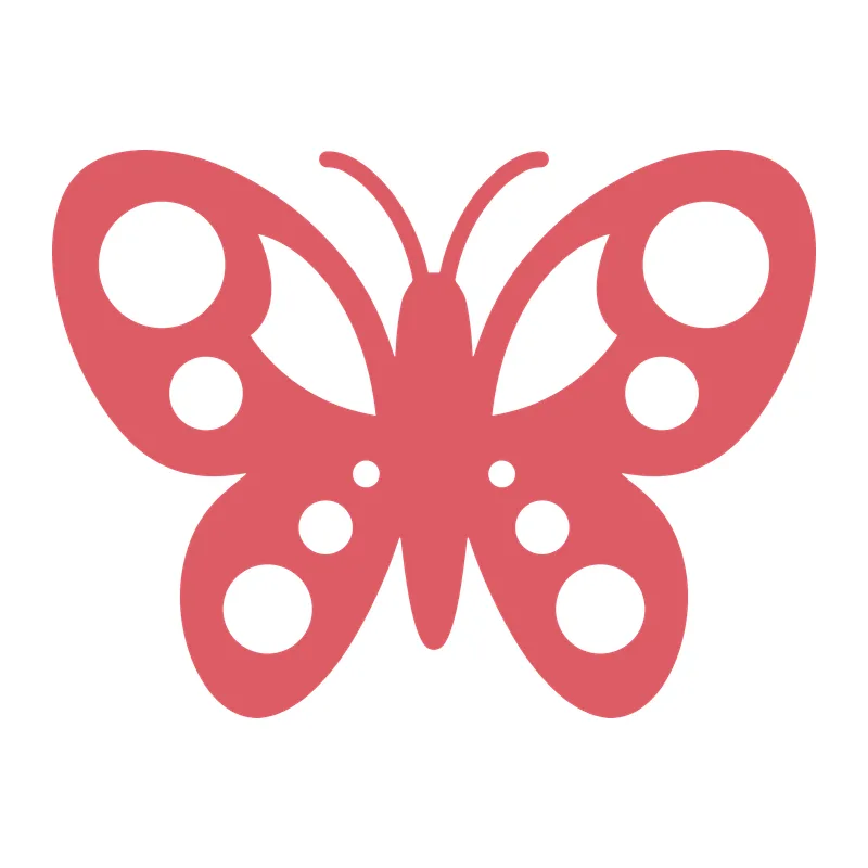 Polka Dot Butterfly