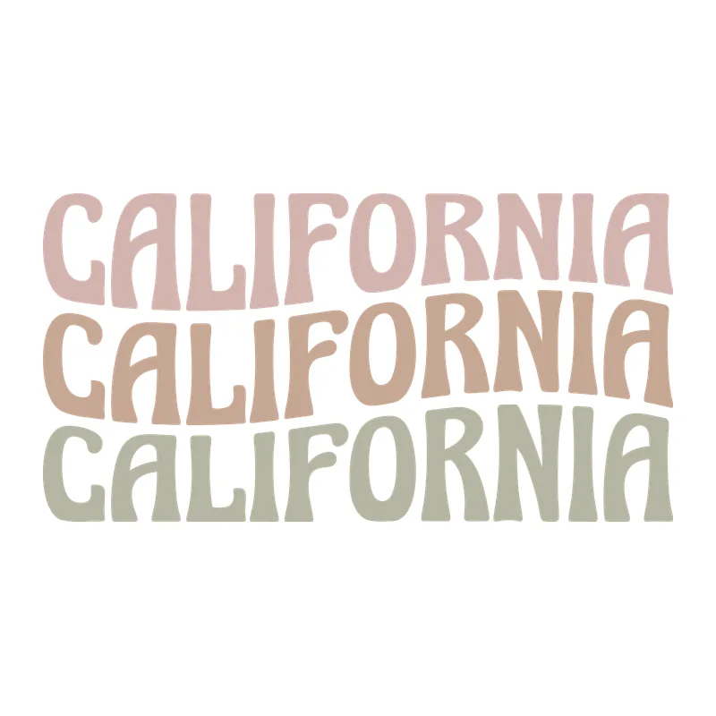 Retro Wavy California Stack
