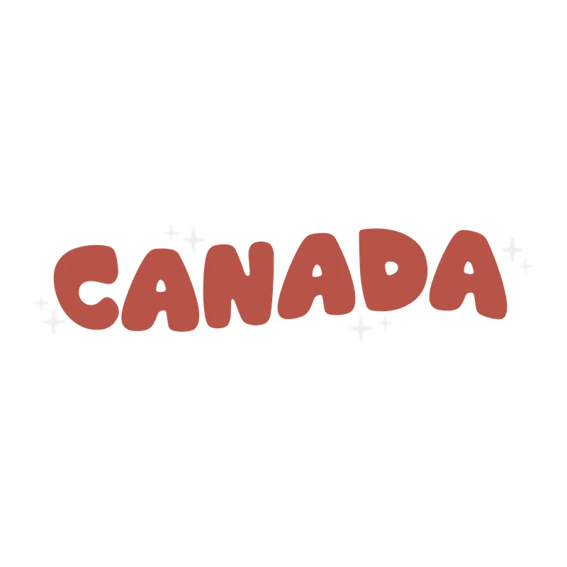 Canada Bubble Lettering