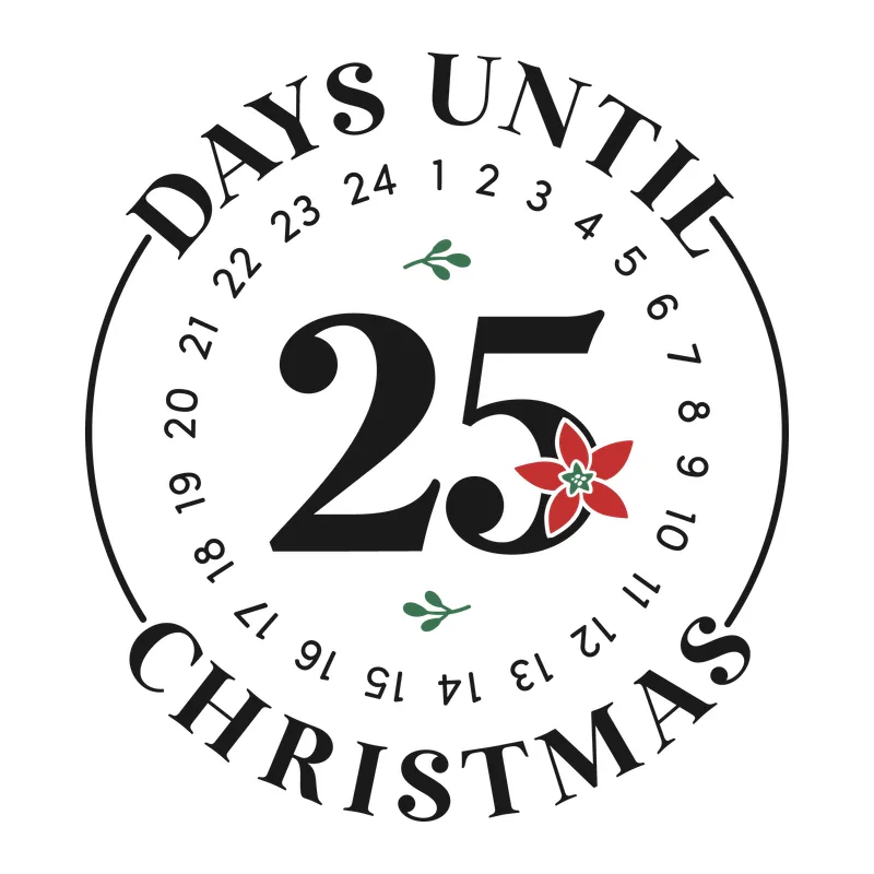 Christmas Countdown Days Until