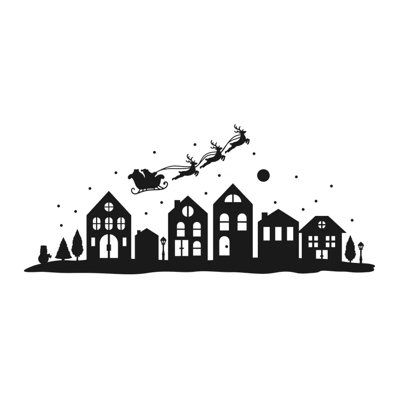 Christmas Eve Village