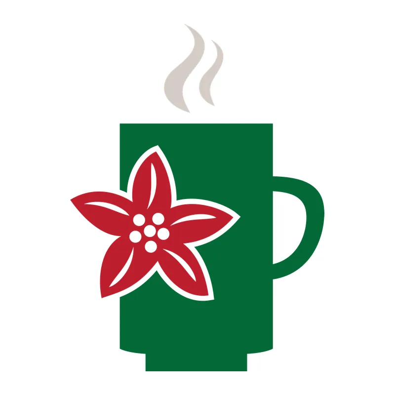 Christmas Poinsettia Hot Drink