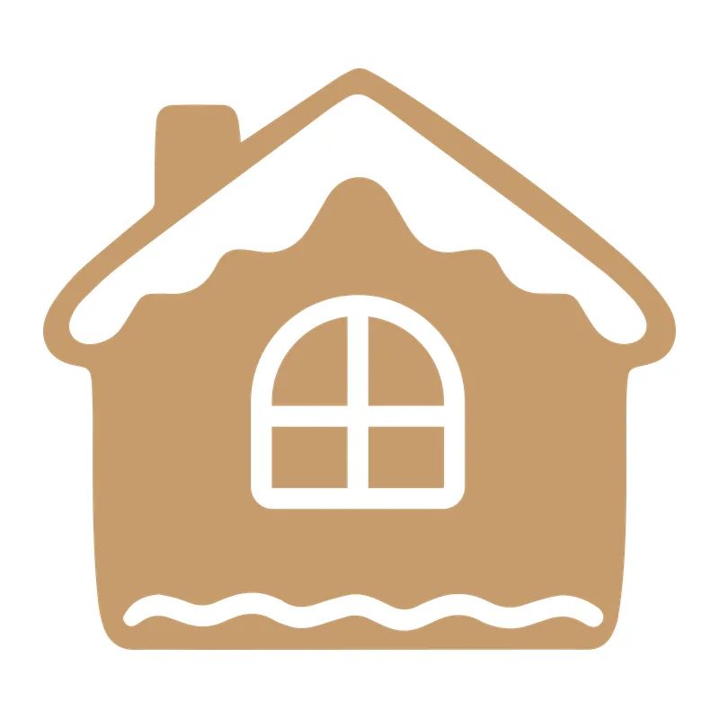 Gingerbread House Cookie
