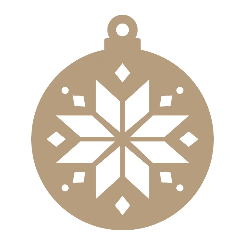 Snowflake Christmas Ornament