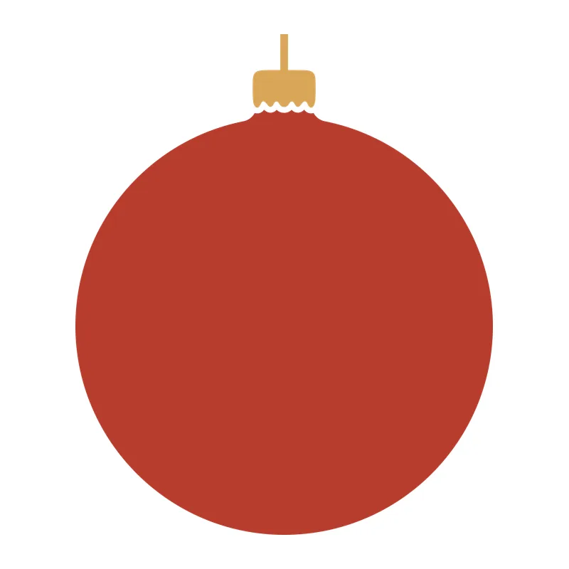 Red Christmas Ornament