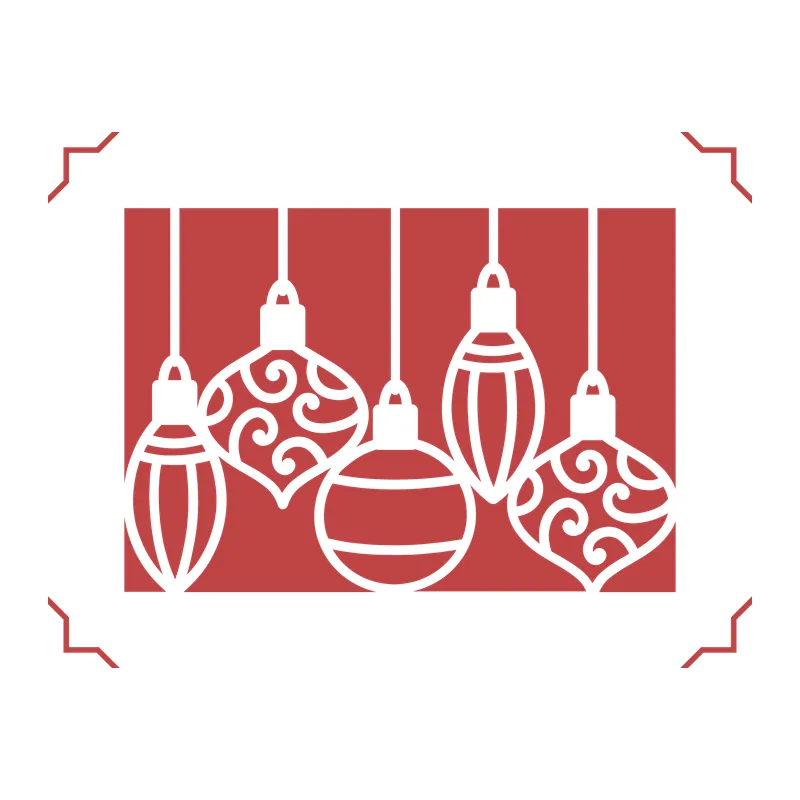 Hanging Christmas Ornaments