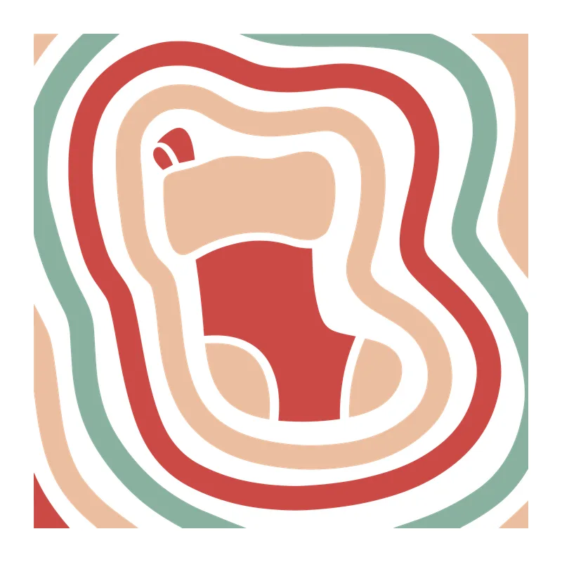 Groovy Christmas Stocking
