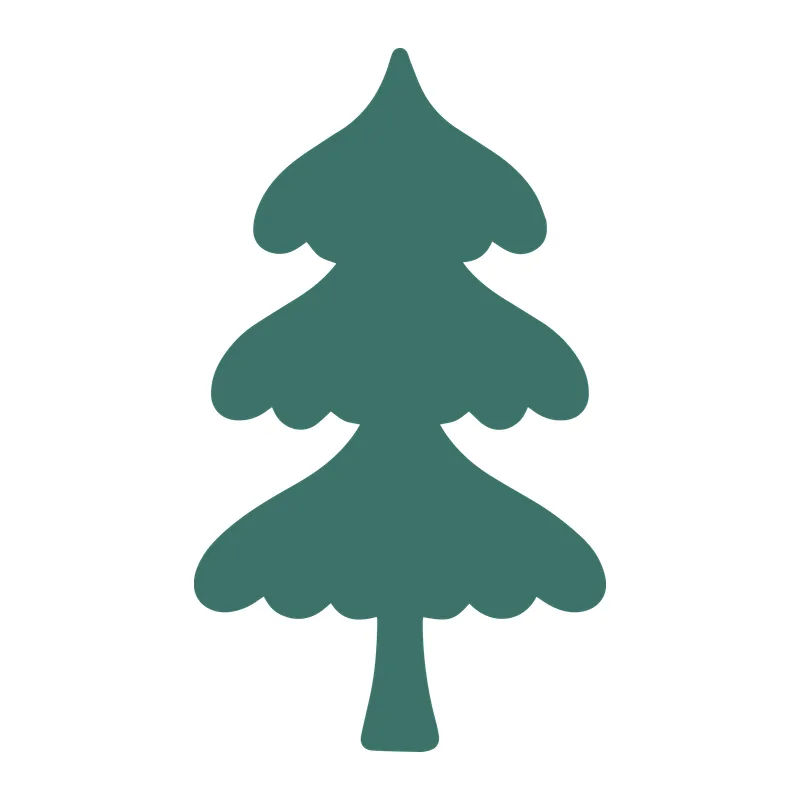 Scalloped Christmas Tree