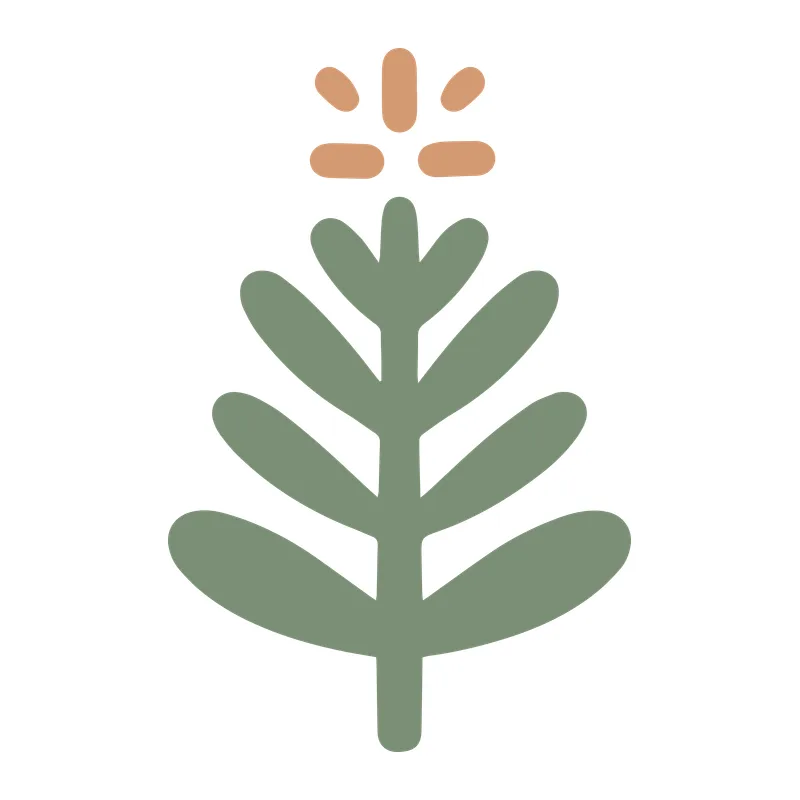 Boho Leaf Christmas Tree