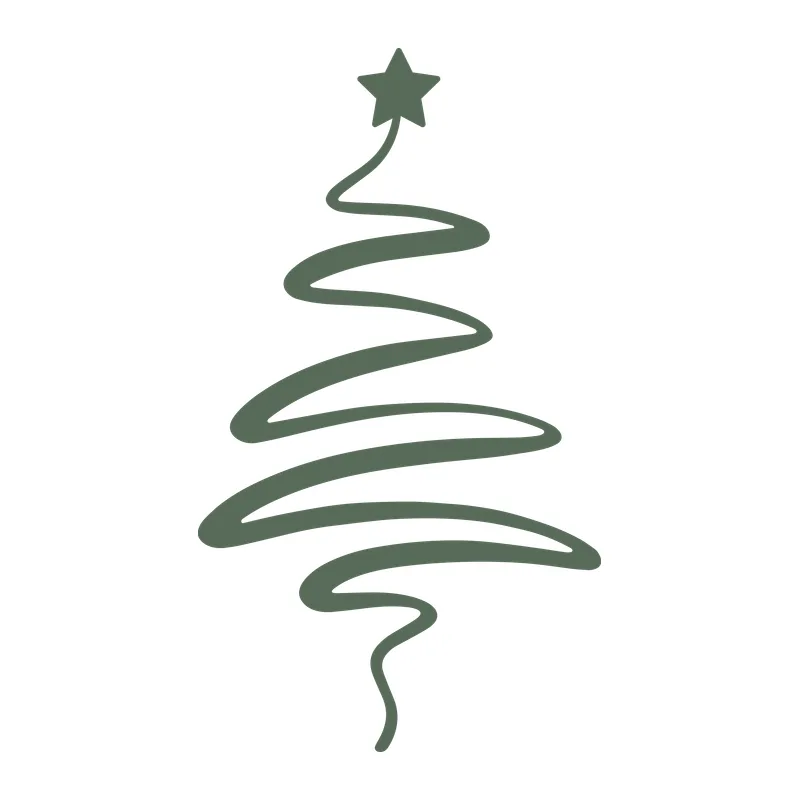 Swirly Christmas Tree
