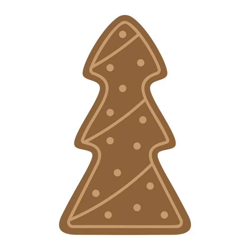 Christmas Tree Cookie
