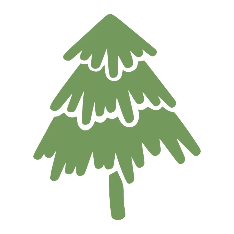 Hand-Drawn Christmas Tree