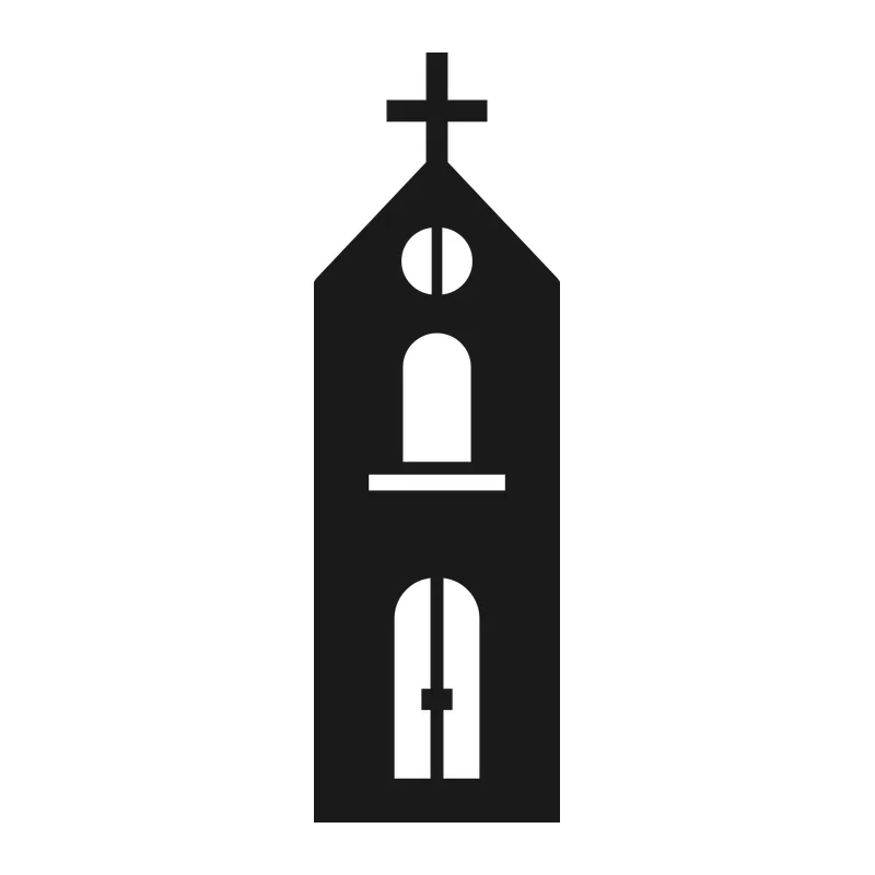 Church Steeple Silhouette