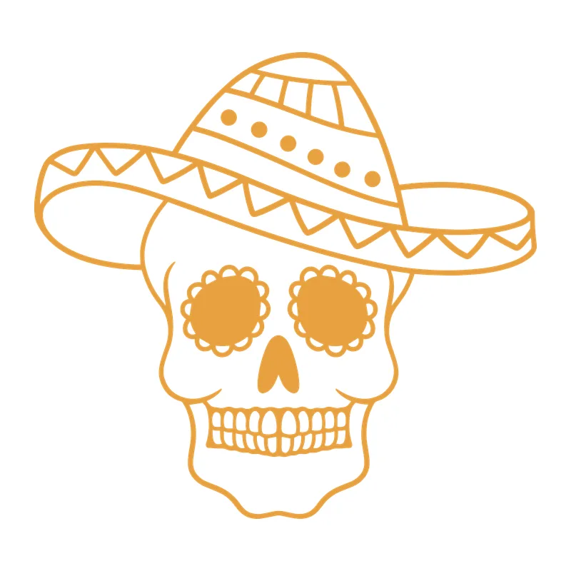 Cinco de Mayo Sugar Skull