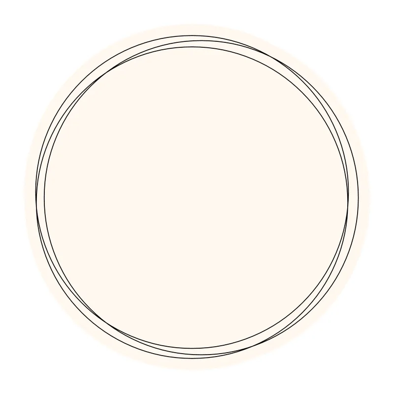 Hand Drawn Circle Frame