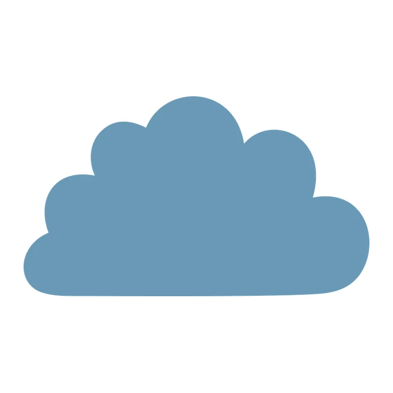 Puffy Blue Cloud