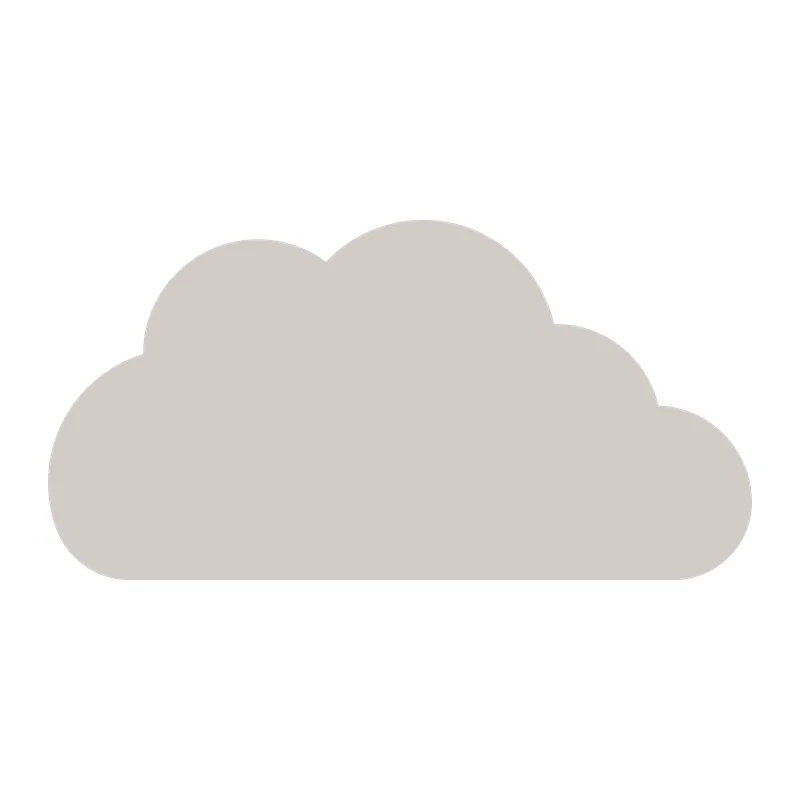 Puffy Gray Cloud