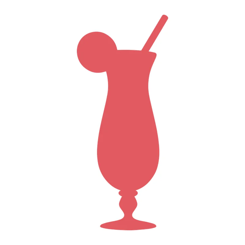 Tropical Cocktail Glass