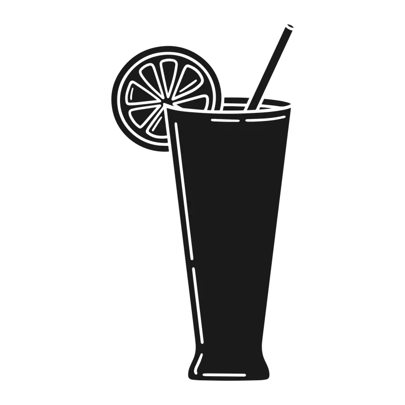 Tall Cocktail with Citrus Slice