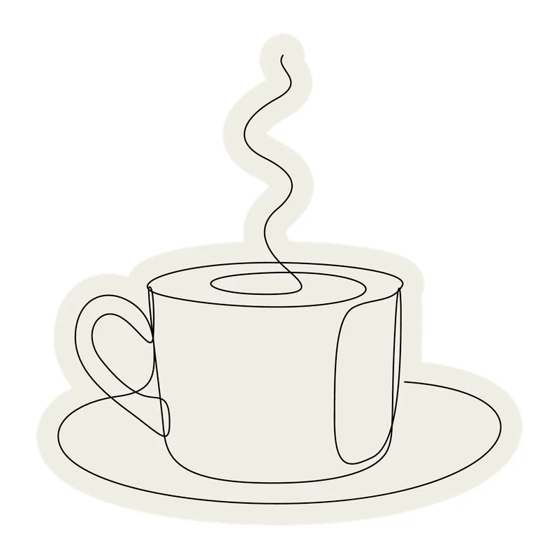 Single Line Coffee Cup