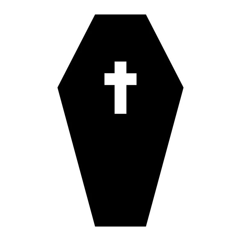 Coffin With Cross