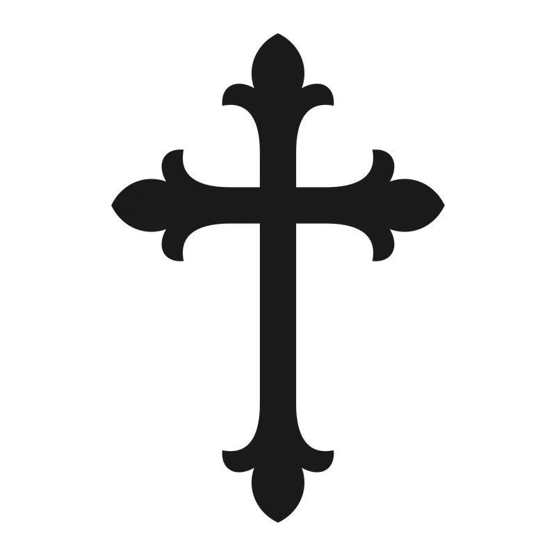 Fleur De Lis Cross
