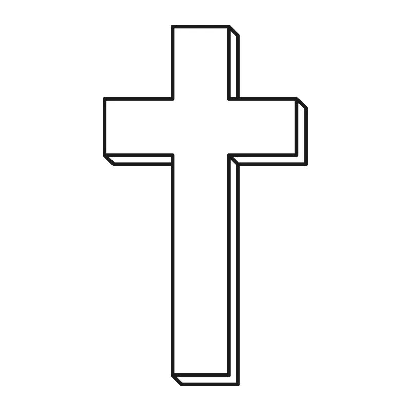 Dimensional Outline Cross