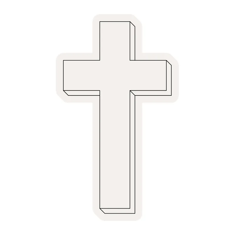 Layered Christian Cross