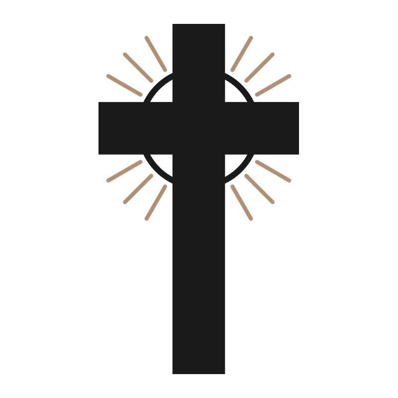 Radiant Cross With Halo