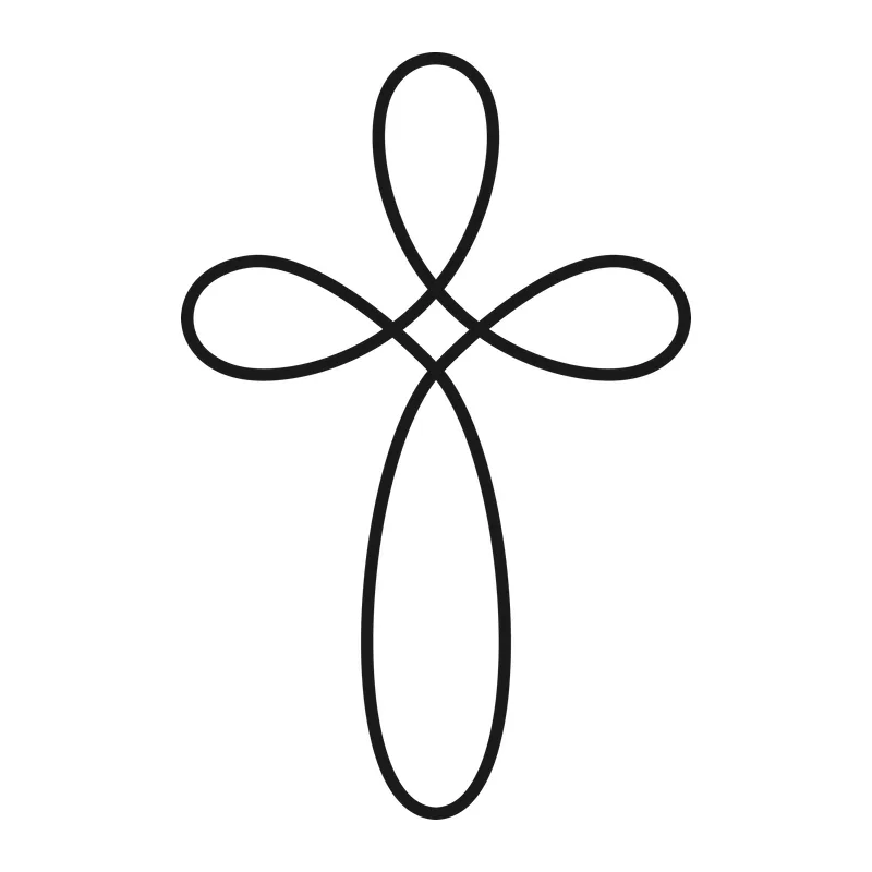 Looped Infinity Cross