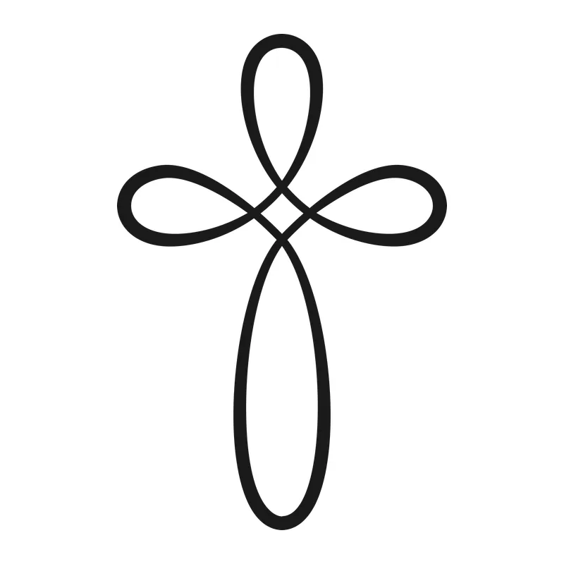 Looped Infinity Cross
