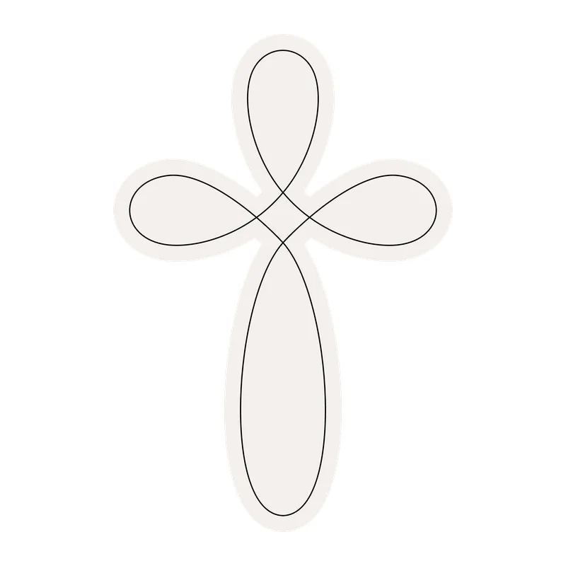 Looped Infinity Cross