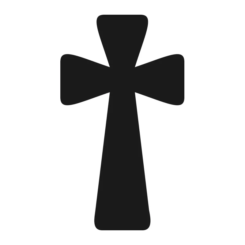 Flared Christian Cross