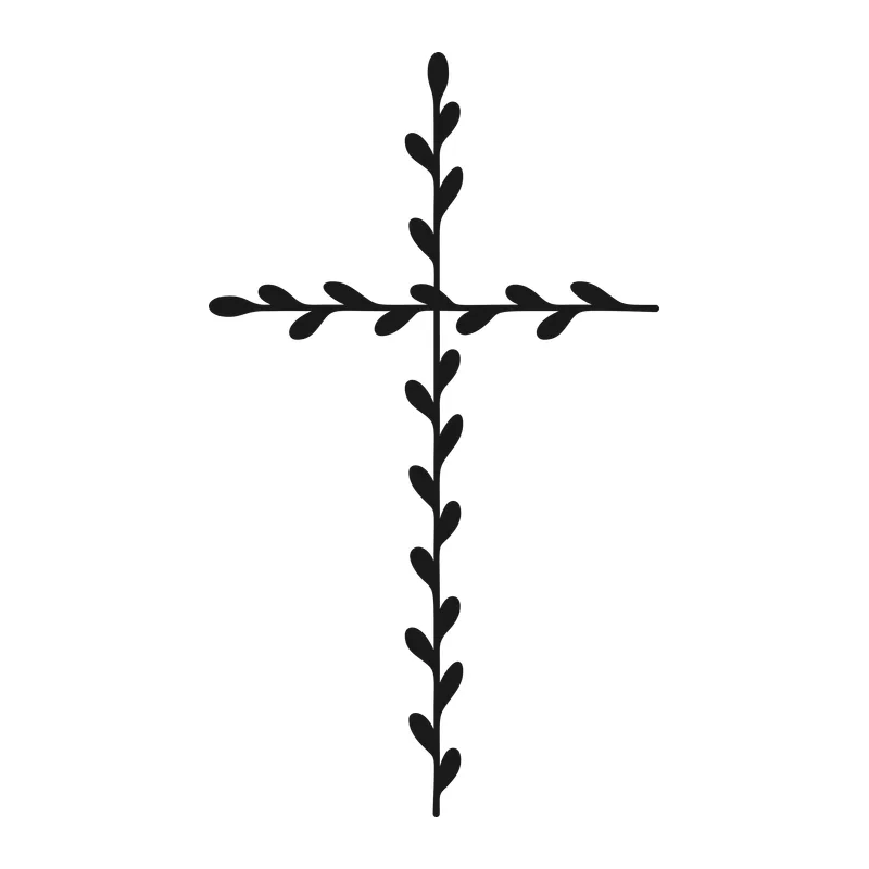 Leafy Vine Cross