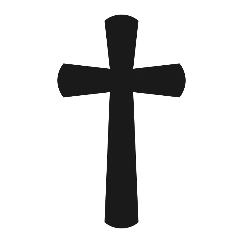 Flared Christian Cross