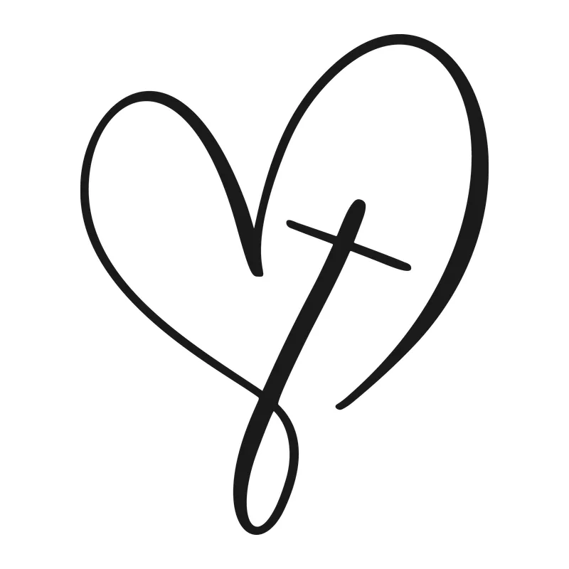 Cross and Heart