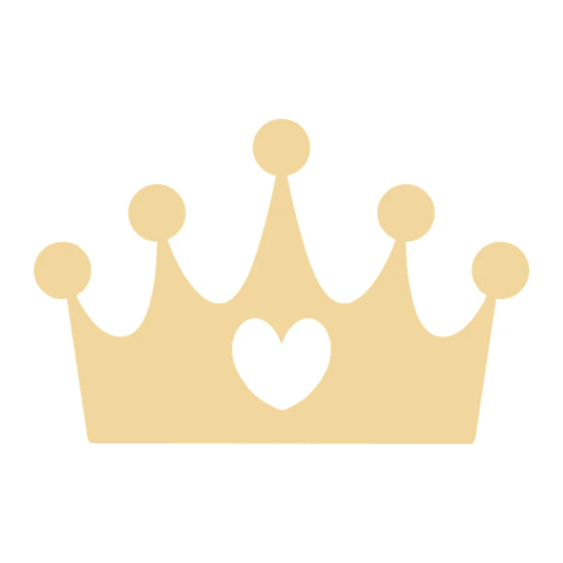 Heart Cutout Princess Crown