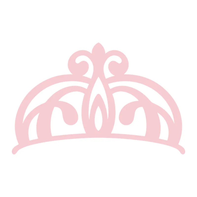 Pink Scroll Tiara