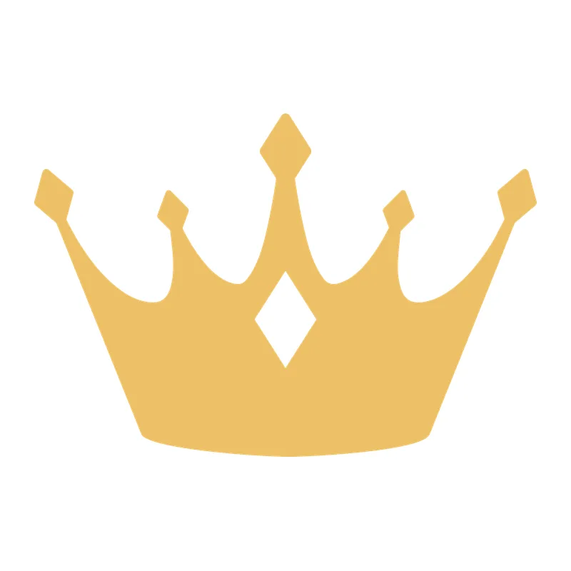 Golden Crown Silhouette