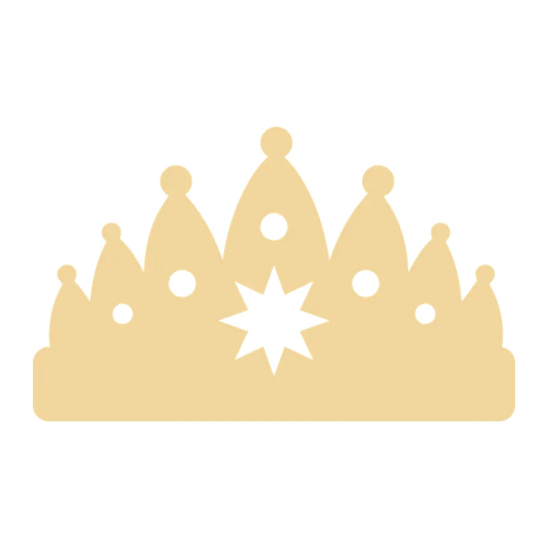 Golden Star Tiara Crown