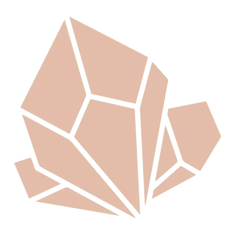 Faceted Crystal Cluster
